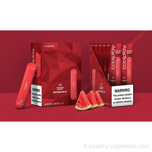 Factory Vente Health Coolplay X15 500 Puffs